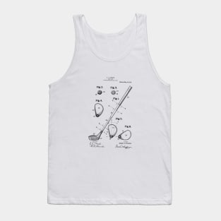 Golf Patent Drawing Tank Top